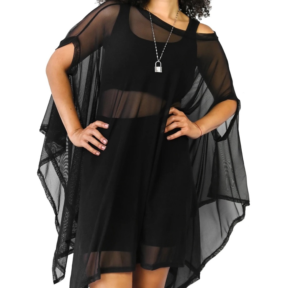 Foxblood mesh Rhiannon tunic